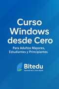 Oferta Especial !!!!!20 % de Descuento. Curso Windows desde Cero para Adultos y Principiantes